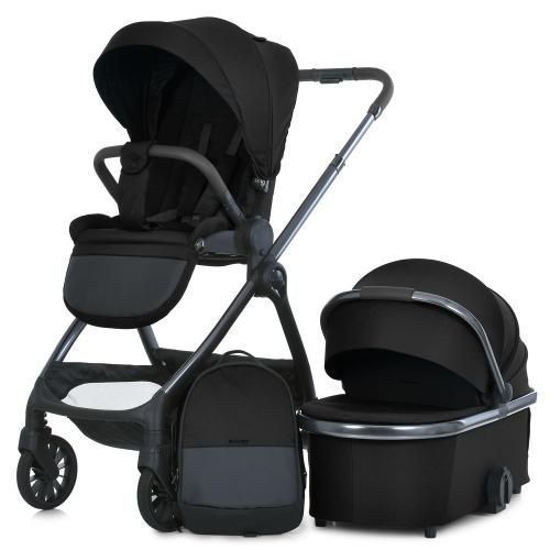 Коляска універсальна 2в1 ME 1183 RIVIERA Jet Black ME 1183 Jet Black фото