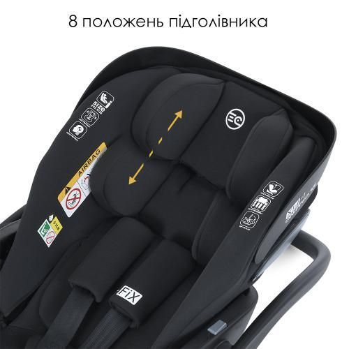 Автокрісло дитяче ME 1110 i-FIX Jet Black ME 1110 Jet Black фото