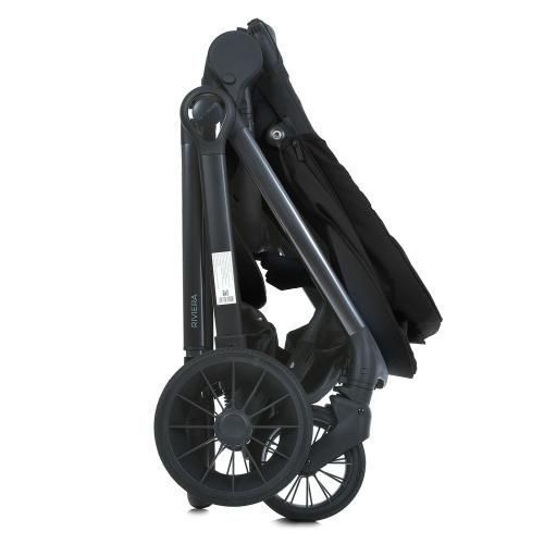 Коляска універсальна 2в1 ME 1183 RIVIERA Jet Black ME 1183 Jet Black фото