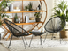Стул садовый 4Points Capri Чёрный 40057 фото 5