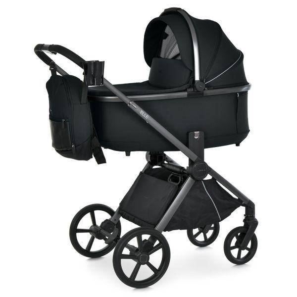 Коляска універсальна 2в1 El Camino ELLE ME 1221 Black 339136 фото