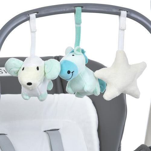 Стільчик-гойдалка ME 1087-G SWAN Dark Gray ME 1087-G Dark Gray фото