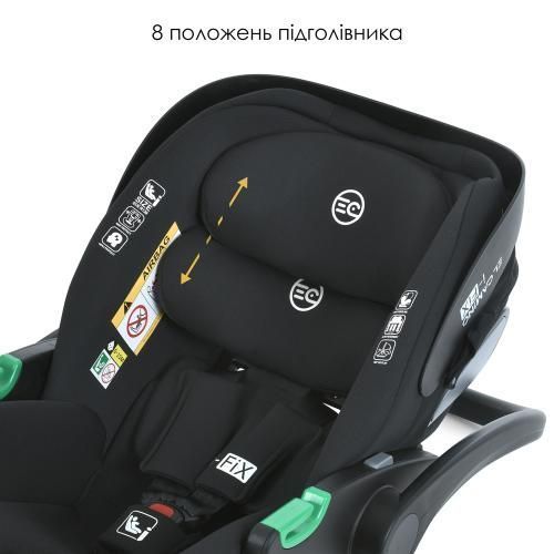 Автокрісло дитяче ME 1110 i-FIX Moon Black ME 1110 Moon Black фото