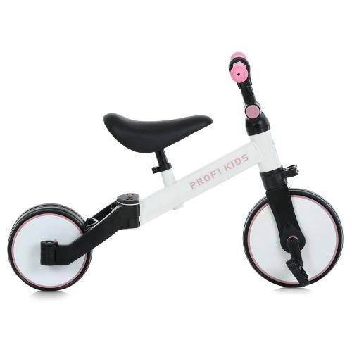 Велосипед-біговел дитячий PROFI KIDS 10/8д. MBB 1008 white pink MBB 1008 white pink фото