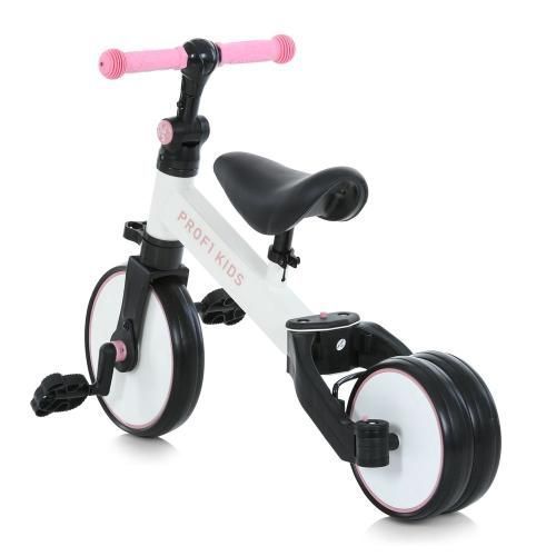 Велосипед-біговел дитячий PROFI KIDS 10/8д. MBB 1008 white pink MBB 1008 white pink фото