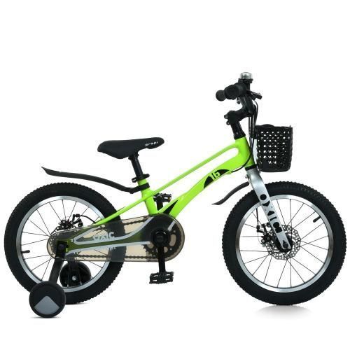 Велосипед дитячий 16д. PROF1 MB 16OXIC NEON GREEN MB 16OXIC NEON GREEN фото