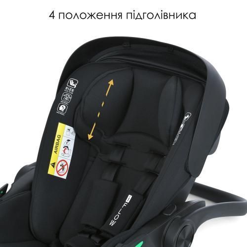 Автокрісло El Camino i-FLOW ME 1198 Black ME 1198 Black фото