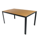 Стол садовый 4Points Parma прямоугольный 130х70х70 см, коричневая столешница Polywood/черный каркас 40547 фото 1
