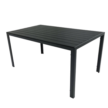 Садовый стол 4Points Parma прямоугольный 130&times;70&times;70 см, столешница из искусственного дерева Polywood, черный 40528 фото