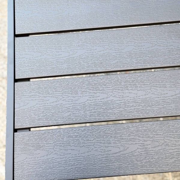 Садовый стол 4Points Parma прямоугольный 130&times;70&times;70 см, столешница из искусственного дерева Polywood, черный 40528 фото