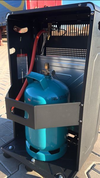 Портативний газовий інфрачервоний обігрівач для приміщень та вулиці (4200 Вт) + шланг + редуктор, Польща G887 фото
