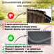 Комплект садових меблів 4Points Salento-8 з прямокутним столом 150х90х70см з чорною скляною стільницею, Коричневий 40814 фото 9